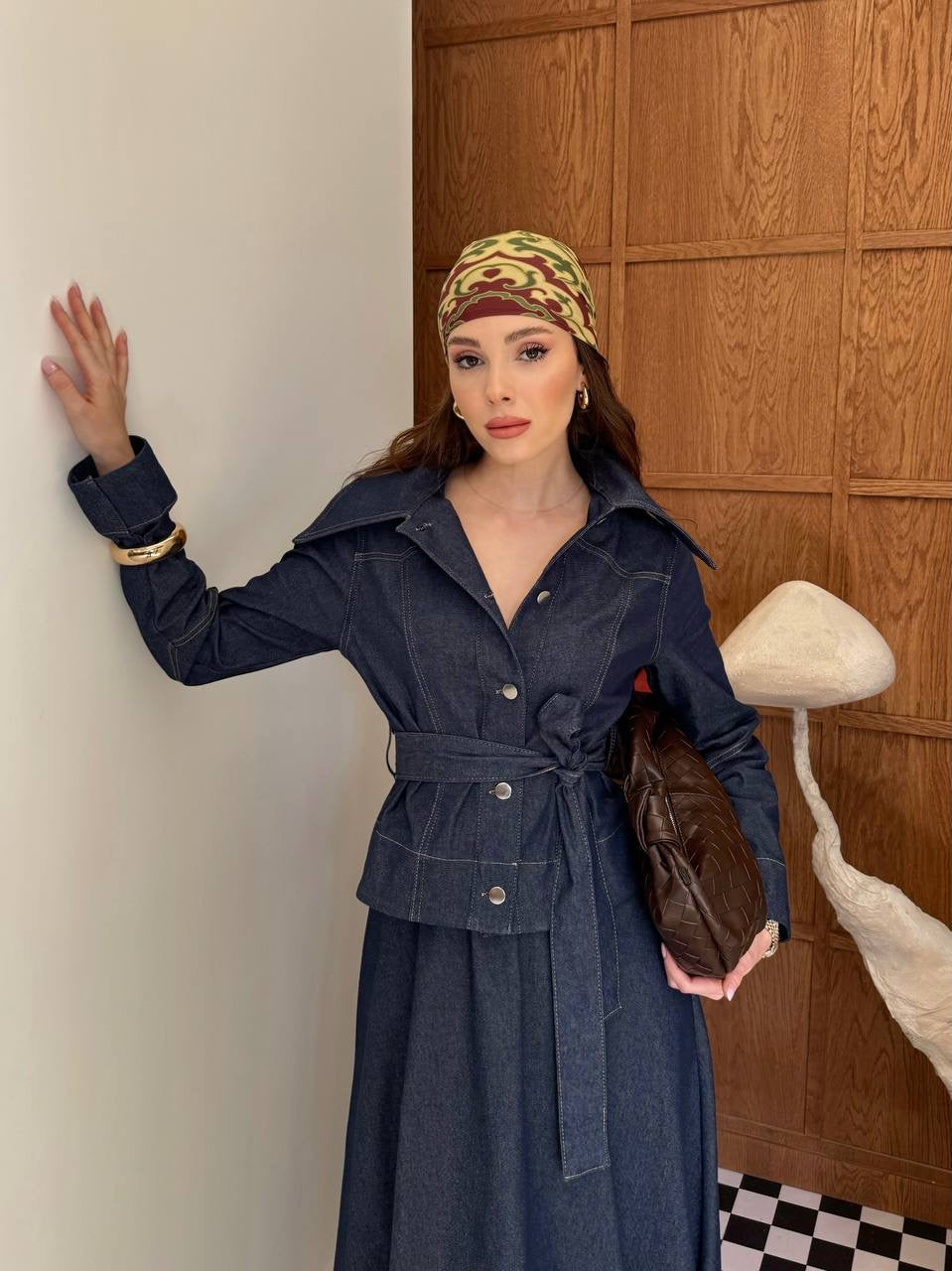 (LastPc)طقم موج الجينز - Denim Wave Set