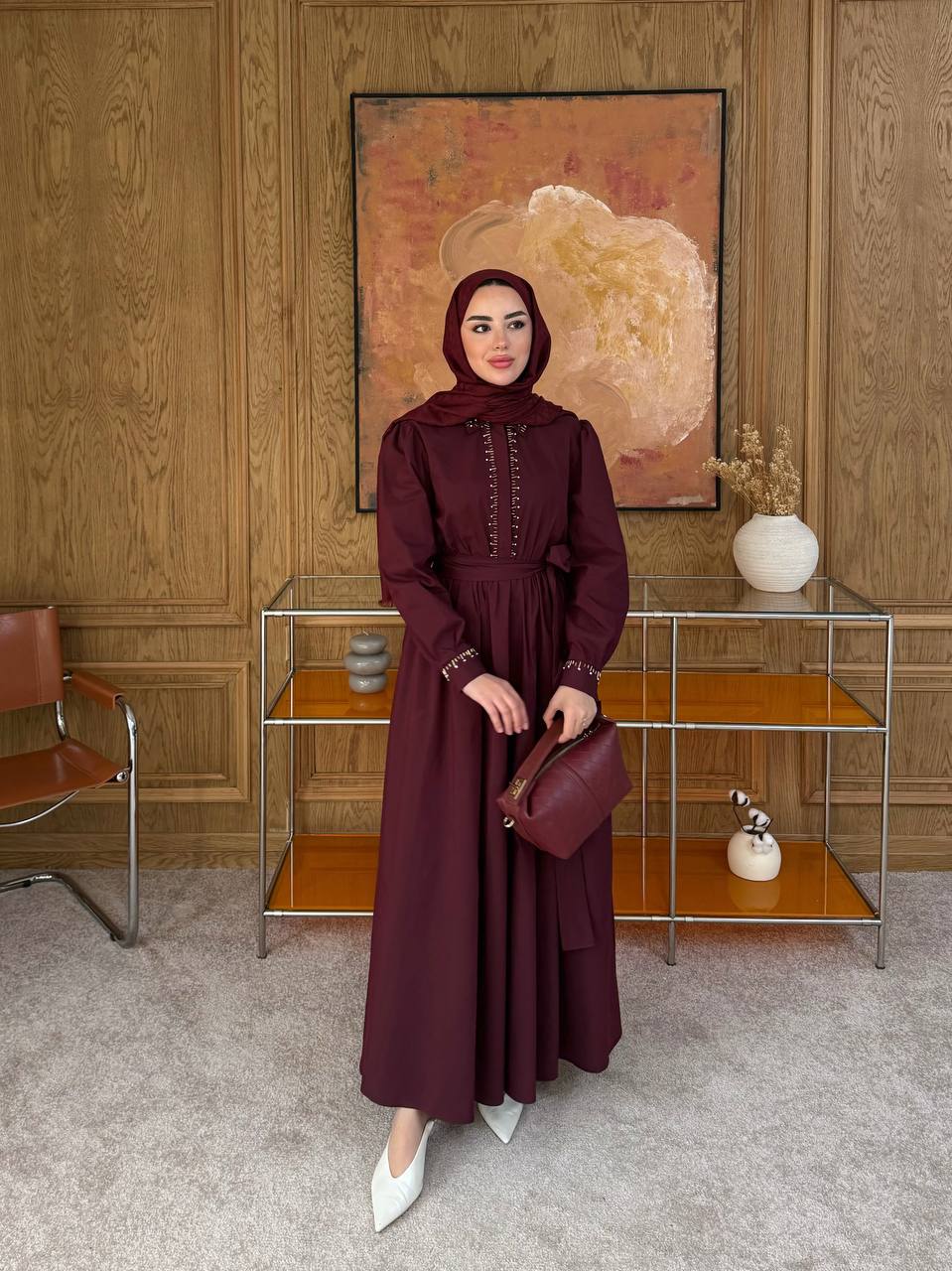 Stitch & Shine Dress(2 Colours) – فستان تطريز ولمعة