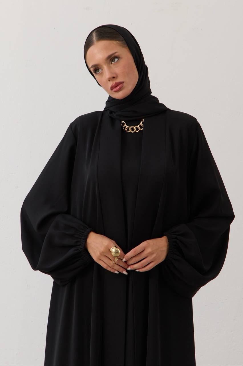 عباءة النقاء - The Purity Abaya
(3pcs)(3 ألوان Colours)
