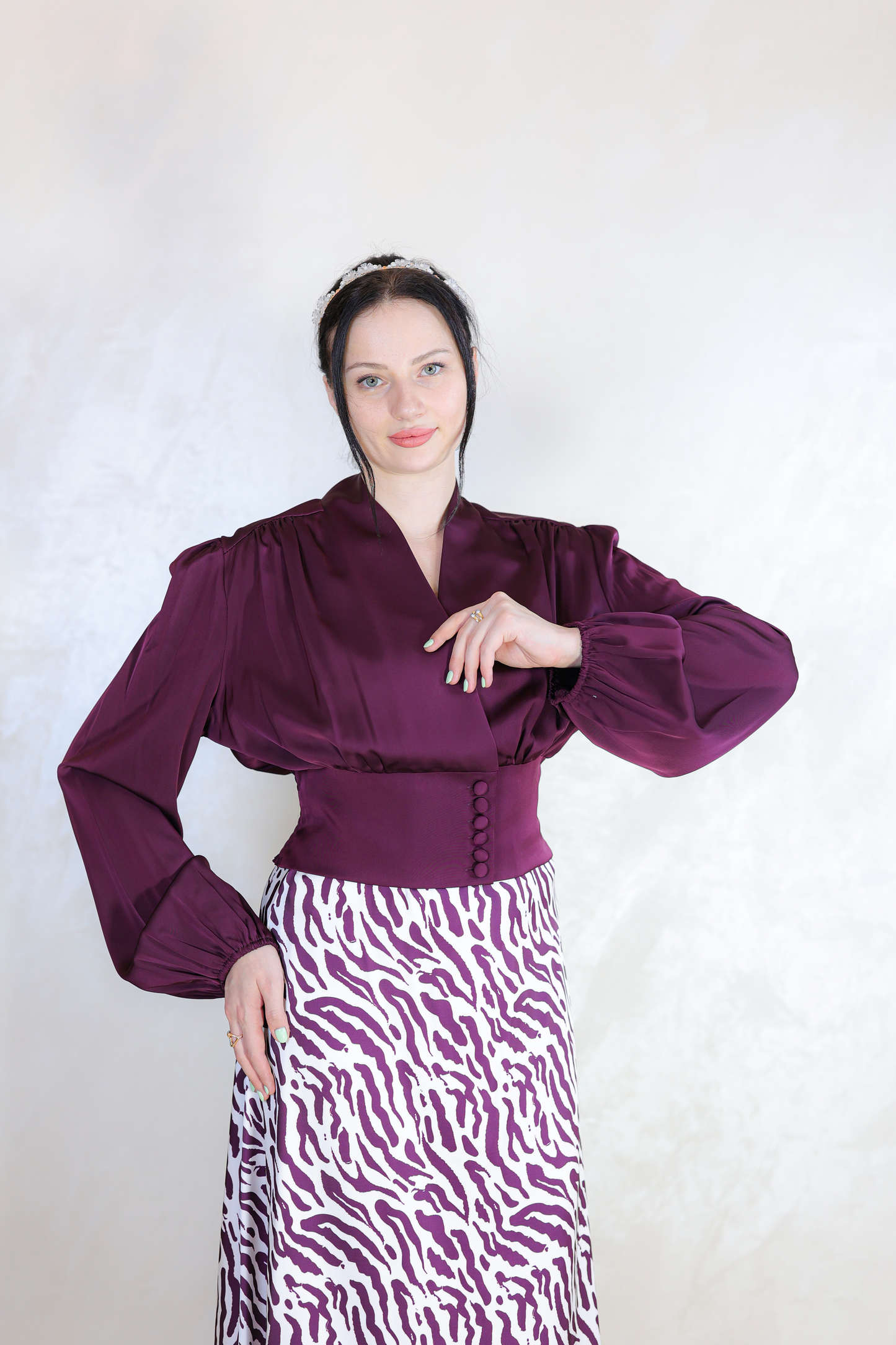 Short Satin Shirt (5 COLOURS)
