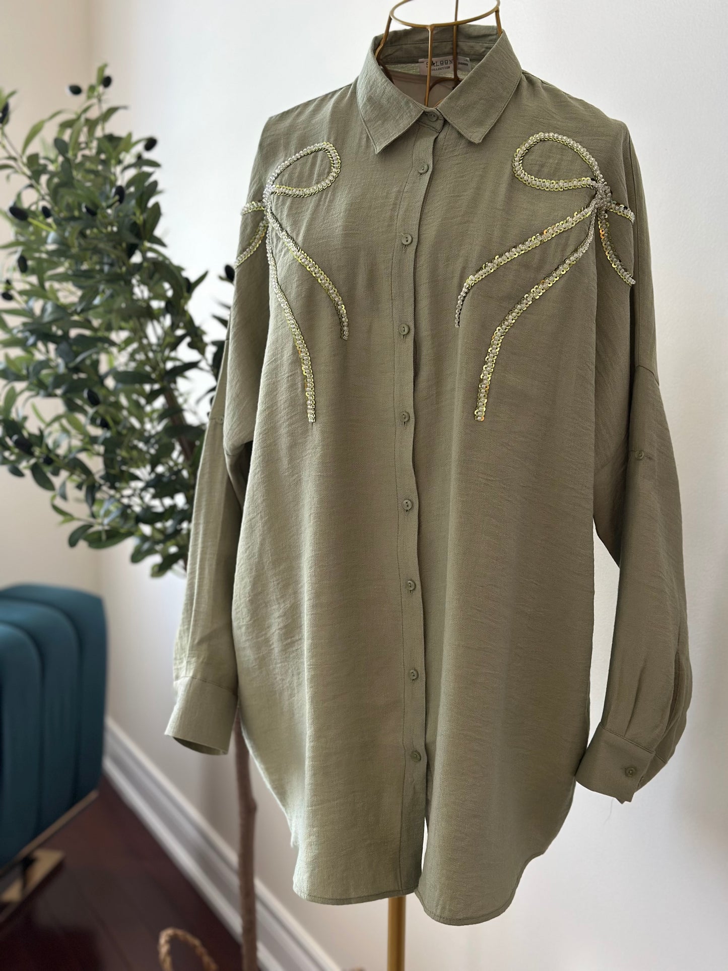 Luxe Bows Shirts | قميص أناقة الفيونكات (Lenin) (5 Colours)