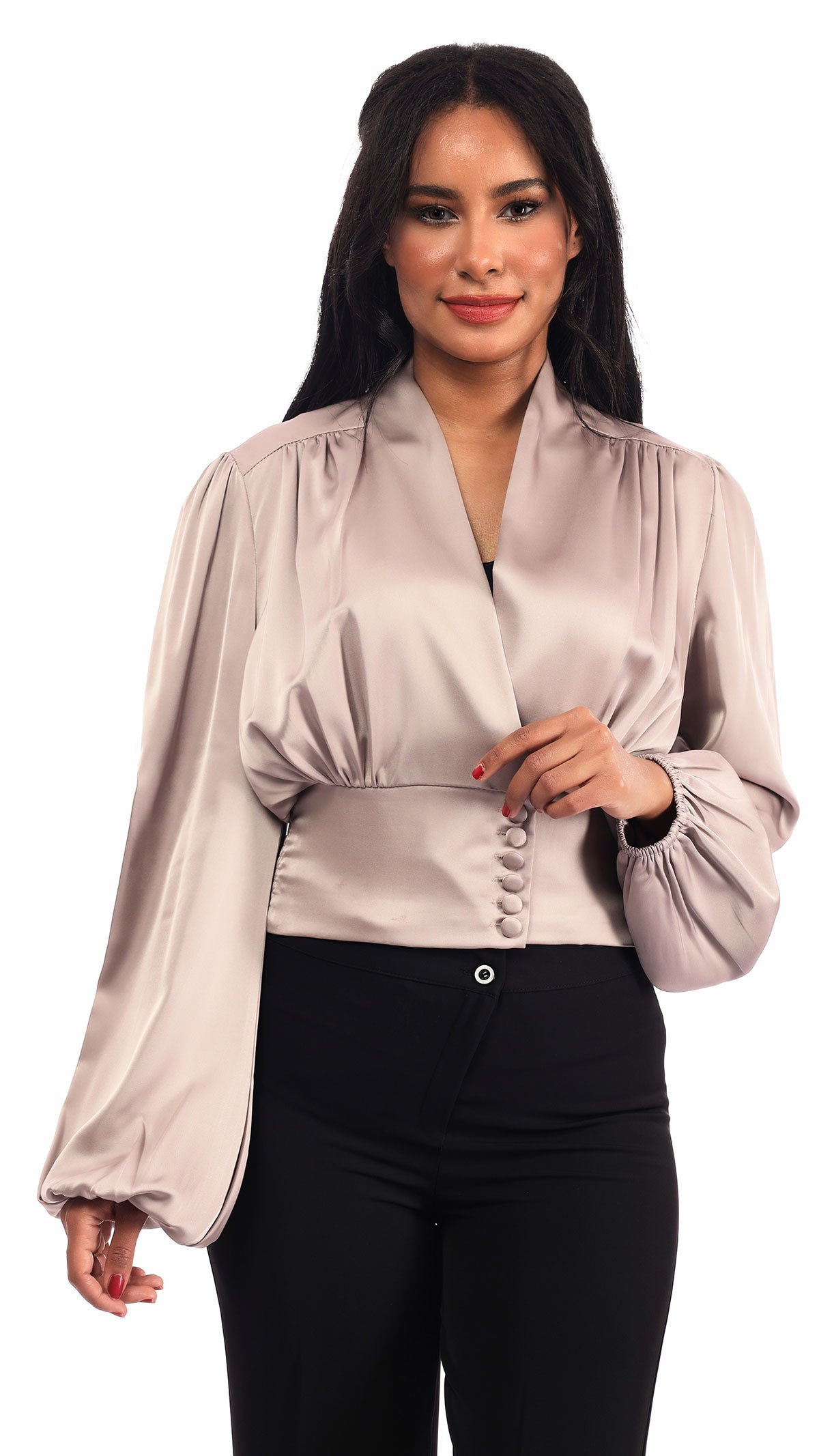 Short Satin Shirt (5 COLOURS)