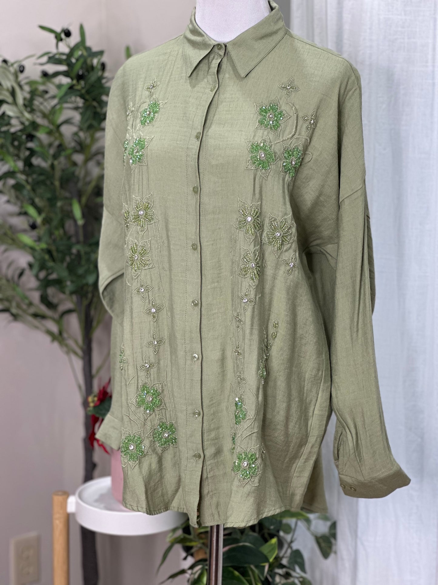 (3Colours) Dew Blossom Shirts | قميص زهر الندى