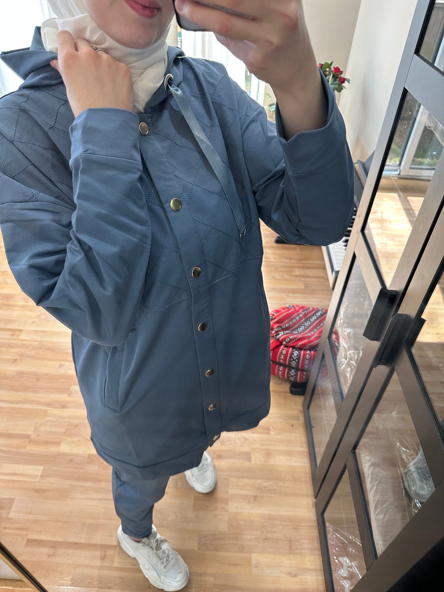 طقم رياضي أنيق يناسب الإطلالات اليومية| Stylish Sports Set (2 colours)