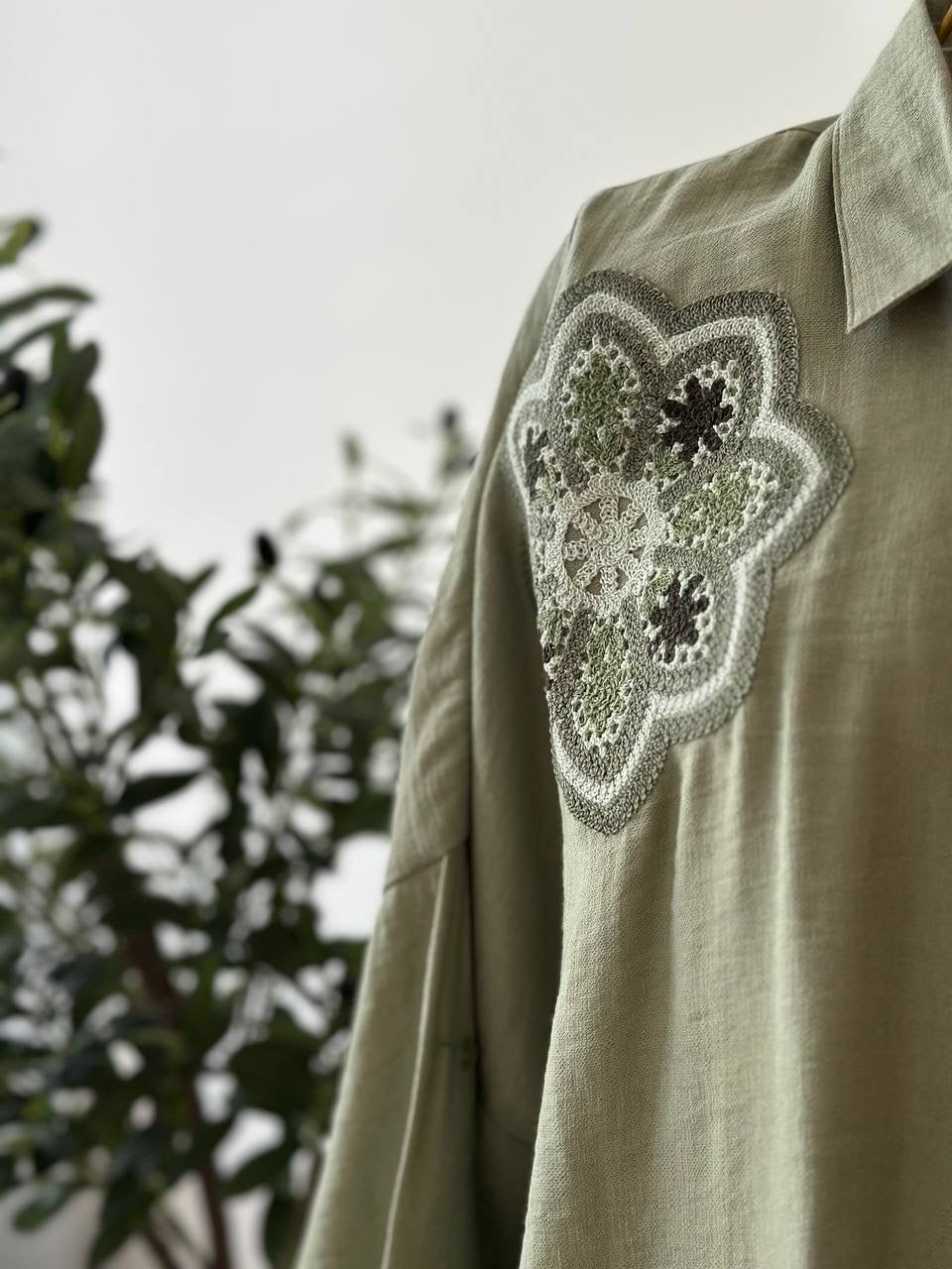 قميص الزهرات اليدوية | Handloom Petals Shirts (3 Colours)