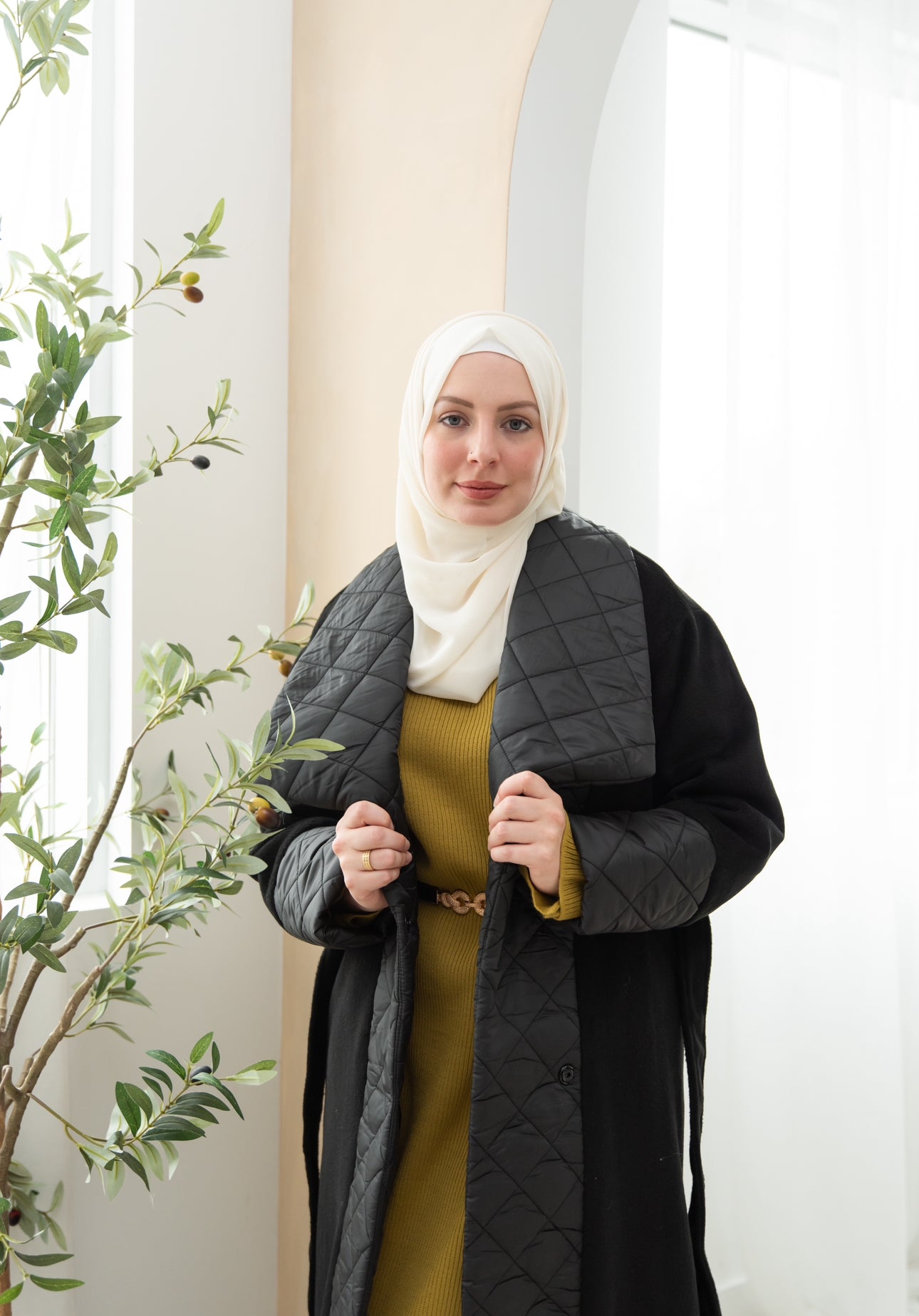 Timeless Sophistication Quilted Coat
معطف مبطن بفخامة