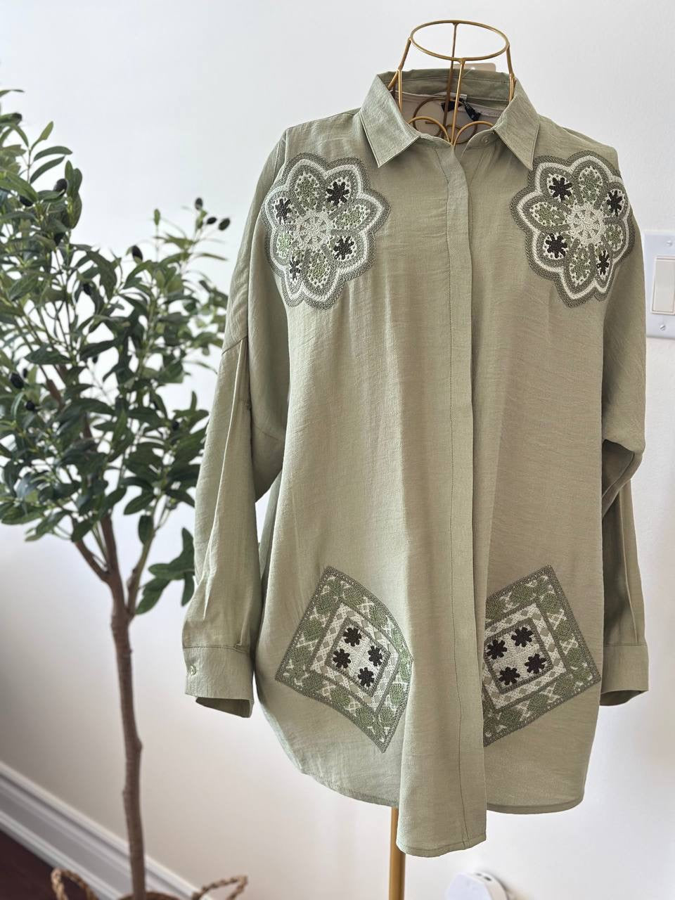 قميص الزهرات اليدوية | Handloom Petals Shirts (3 Colours)