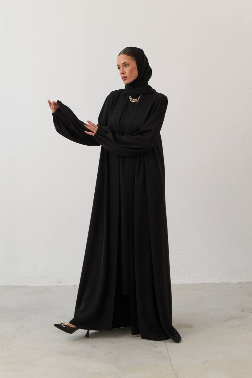 عباءة النقاء - The Purity Abaya
(3pcs)(3 ألوان Colours)