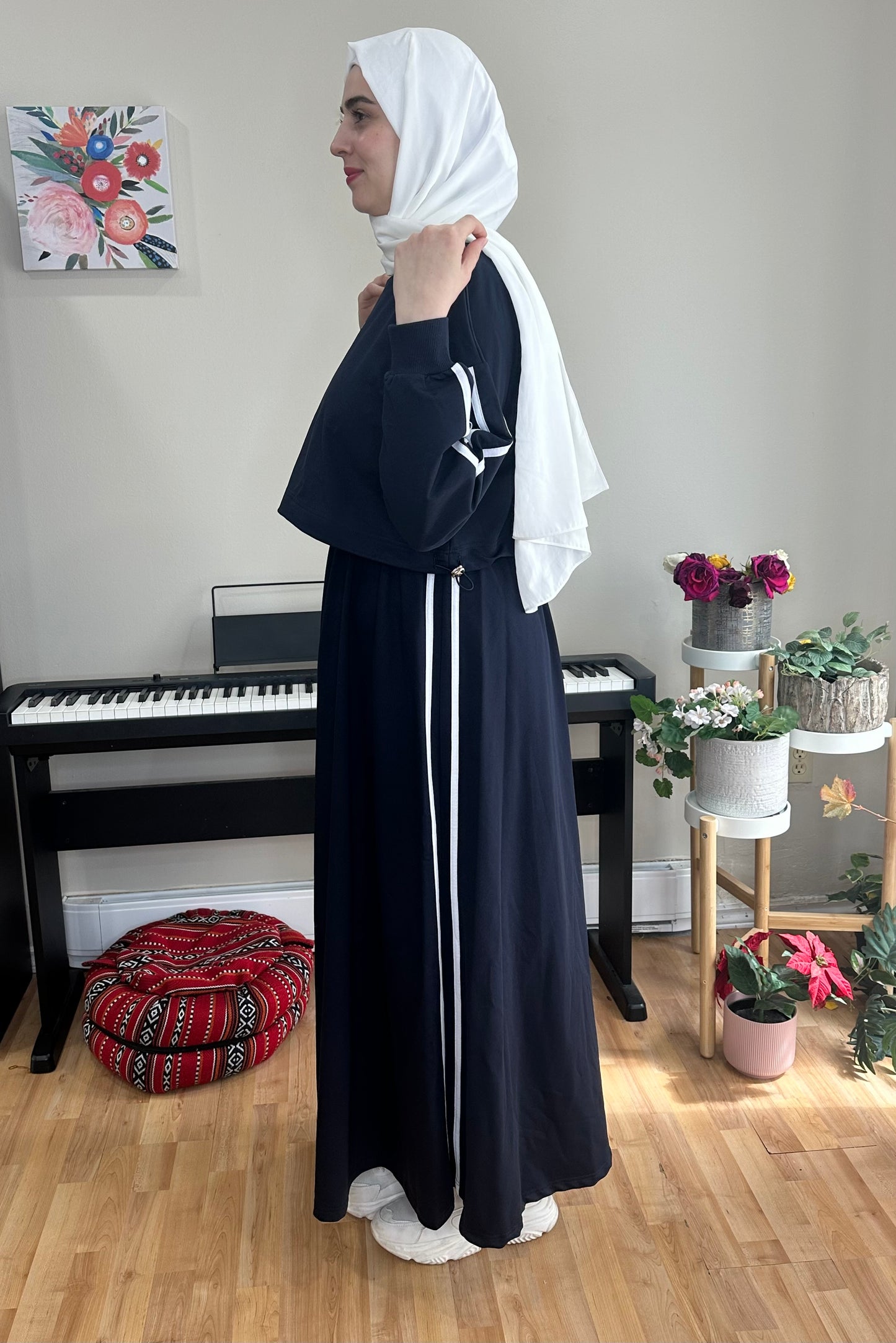 Modest Sporty Two-Piece Outfit | فستان طقم قطعتين بستايل رياضي
