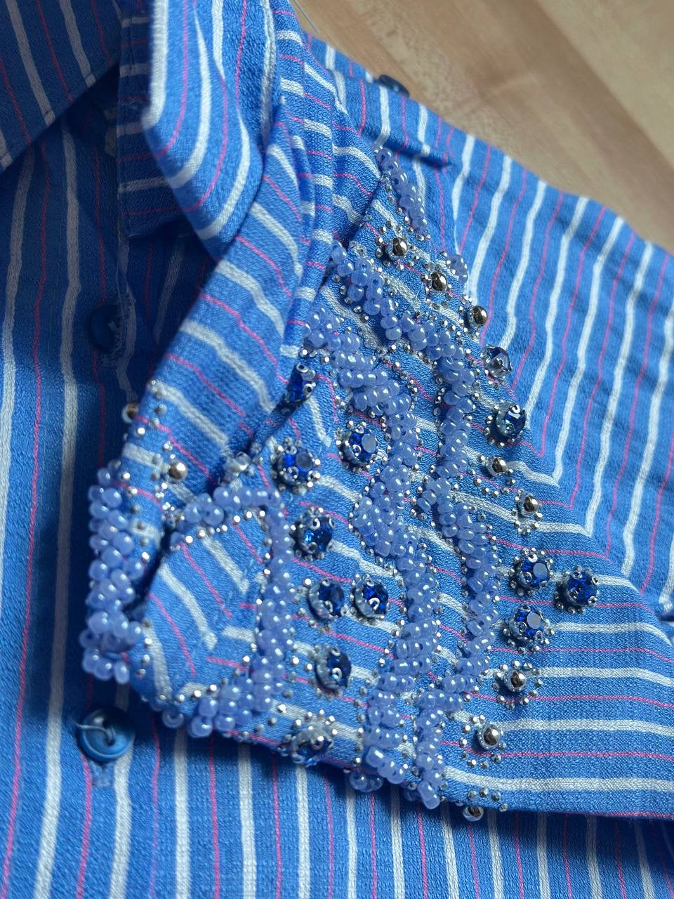 قميص خطوط الليل | Midnight Stripe Shirts (2 Colours)