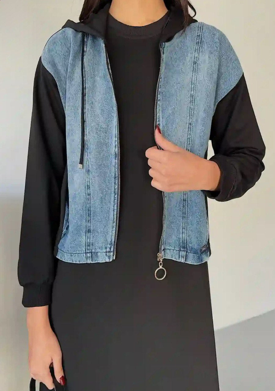 Everyday Denim Vibe – طقم يومي بجاكيت جينز