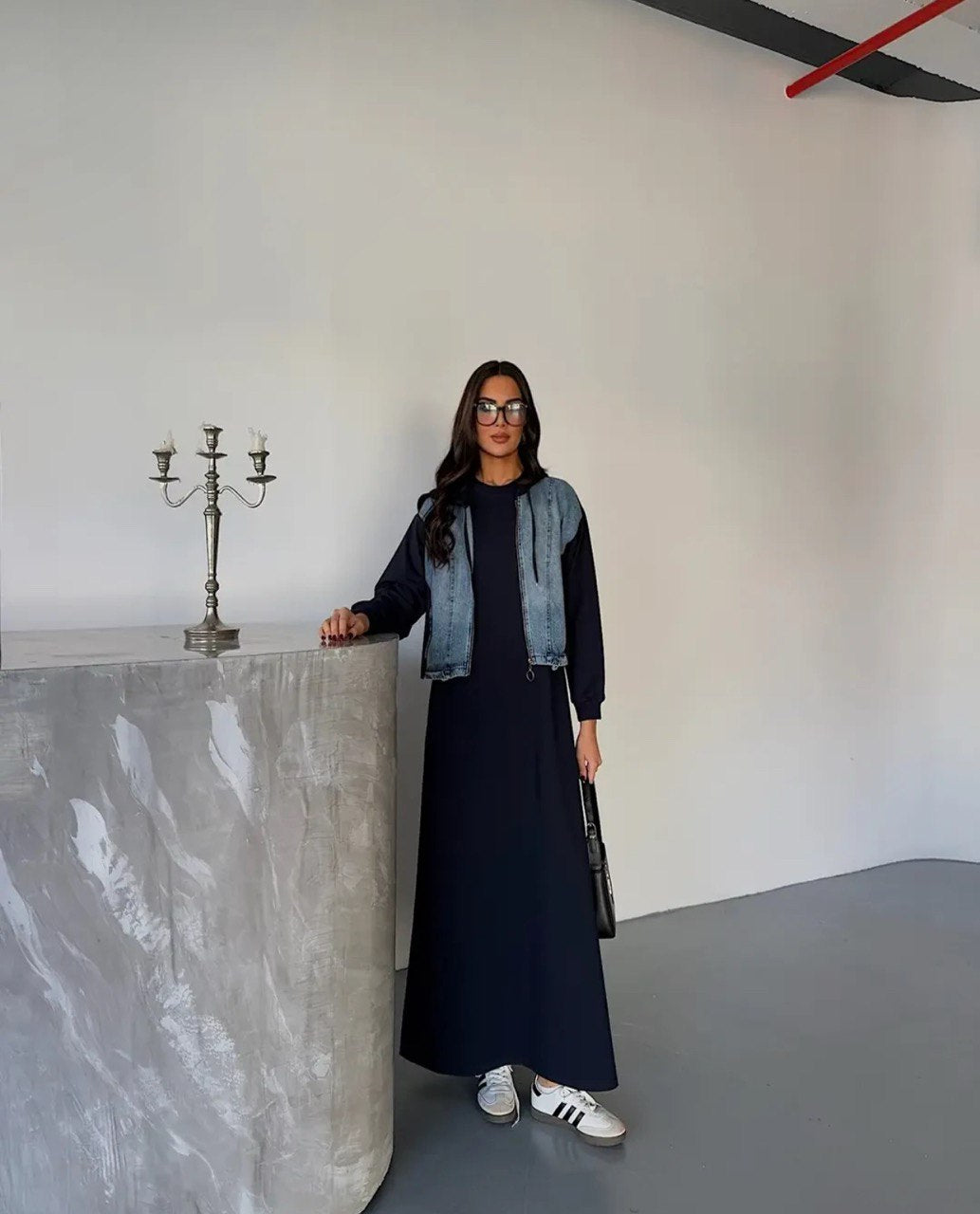 Everyday Denim Vibe – طقم يومي بجاكيت جينز
