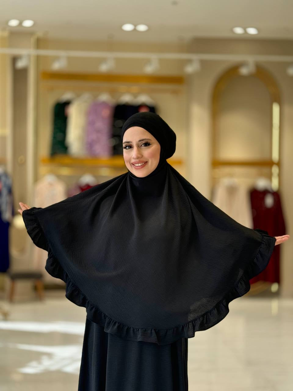فستان قطعتين أنيق للعمرة|حج Elegant Two-Piece Dress for Umrah & Haj