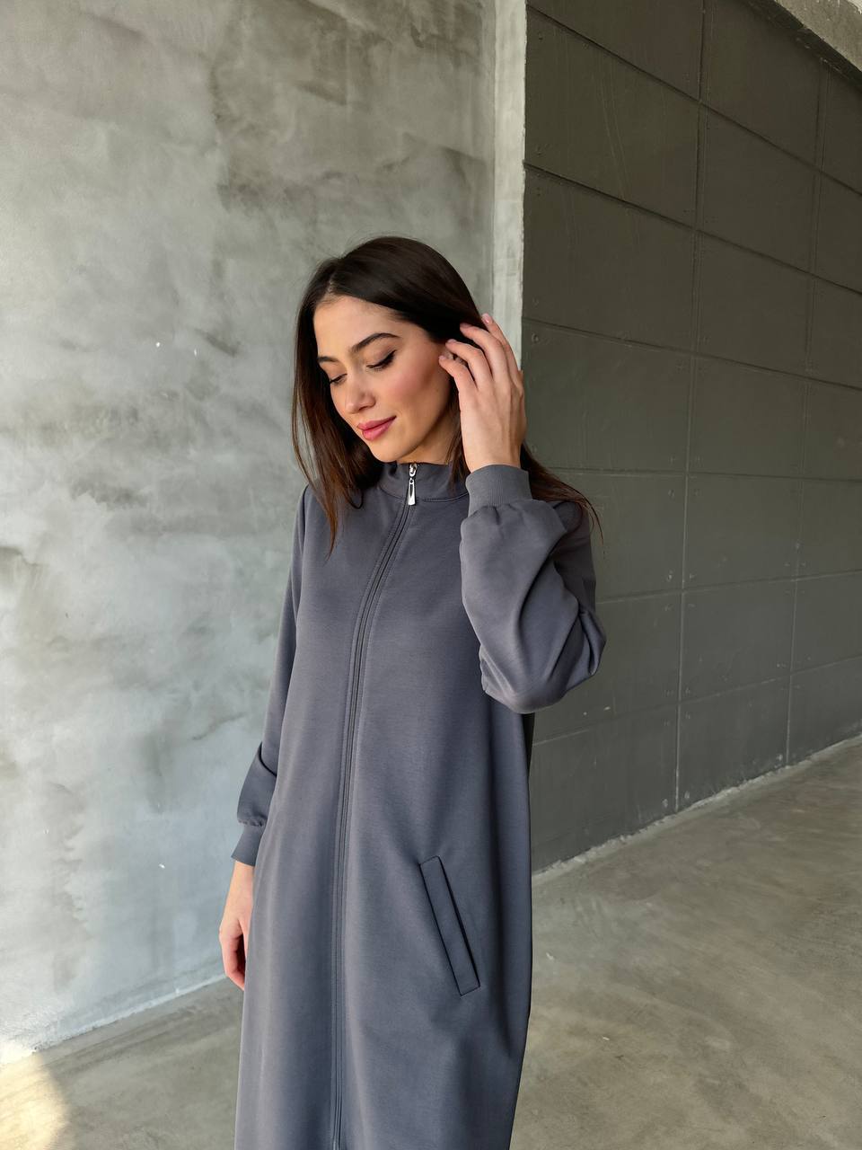 طقم شرعي أنيق وطويل - Modest Elegant Long Set