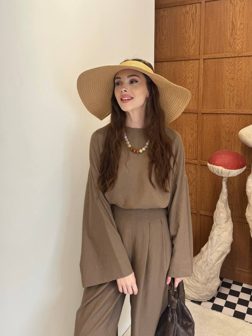Linen Edit | The 3-Piece Everyday/Formal Set (only brown)🤎