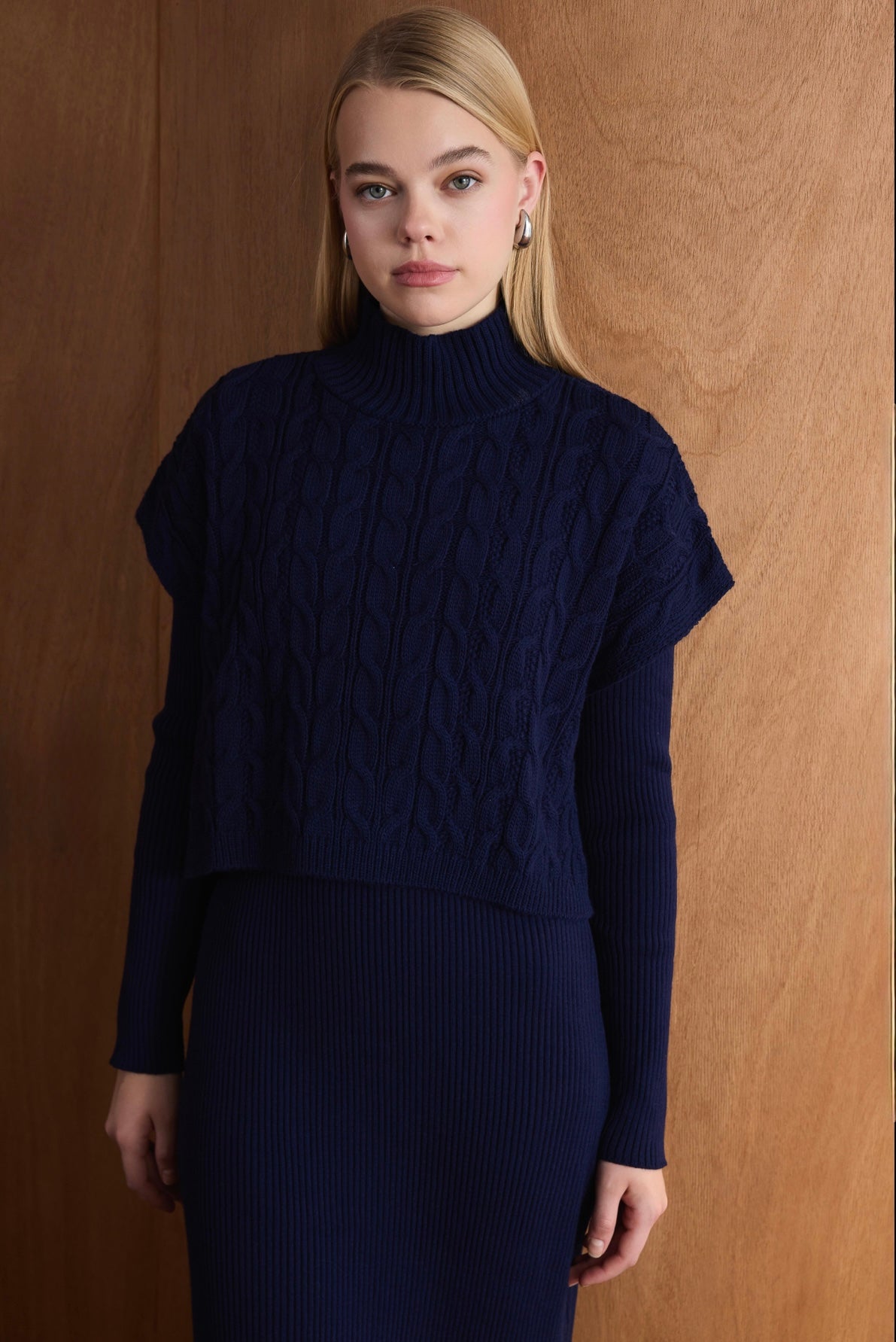 Elegant Wool Dress 🧵(2PC)