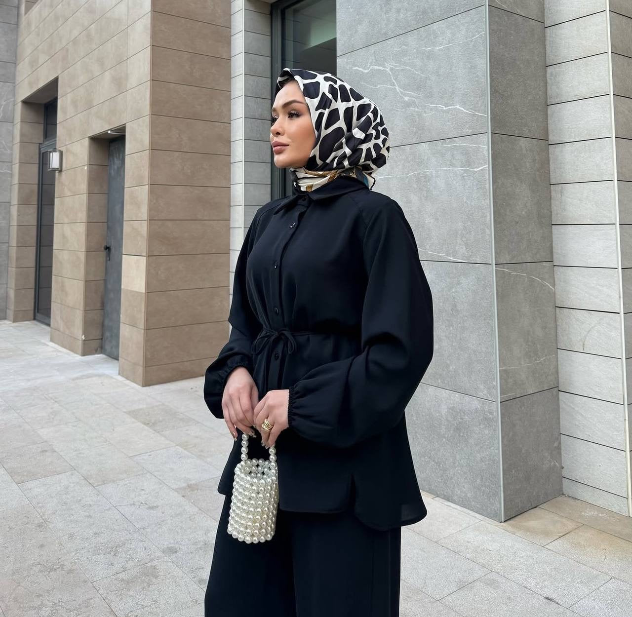 (4 Colours) طقم الرااااحة🥹✨❤️🔥 The Comfort Set (القميص هدل|الحزام اختياري)