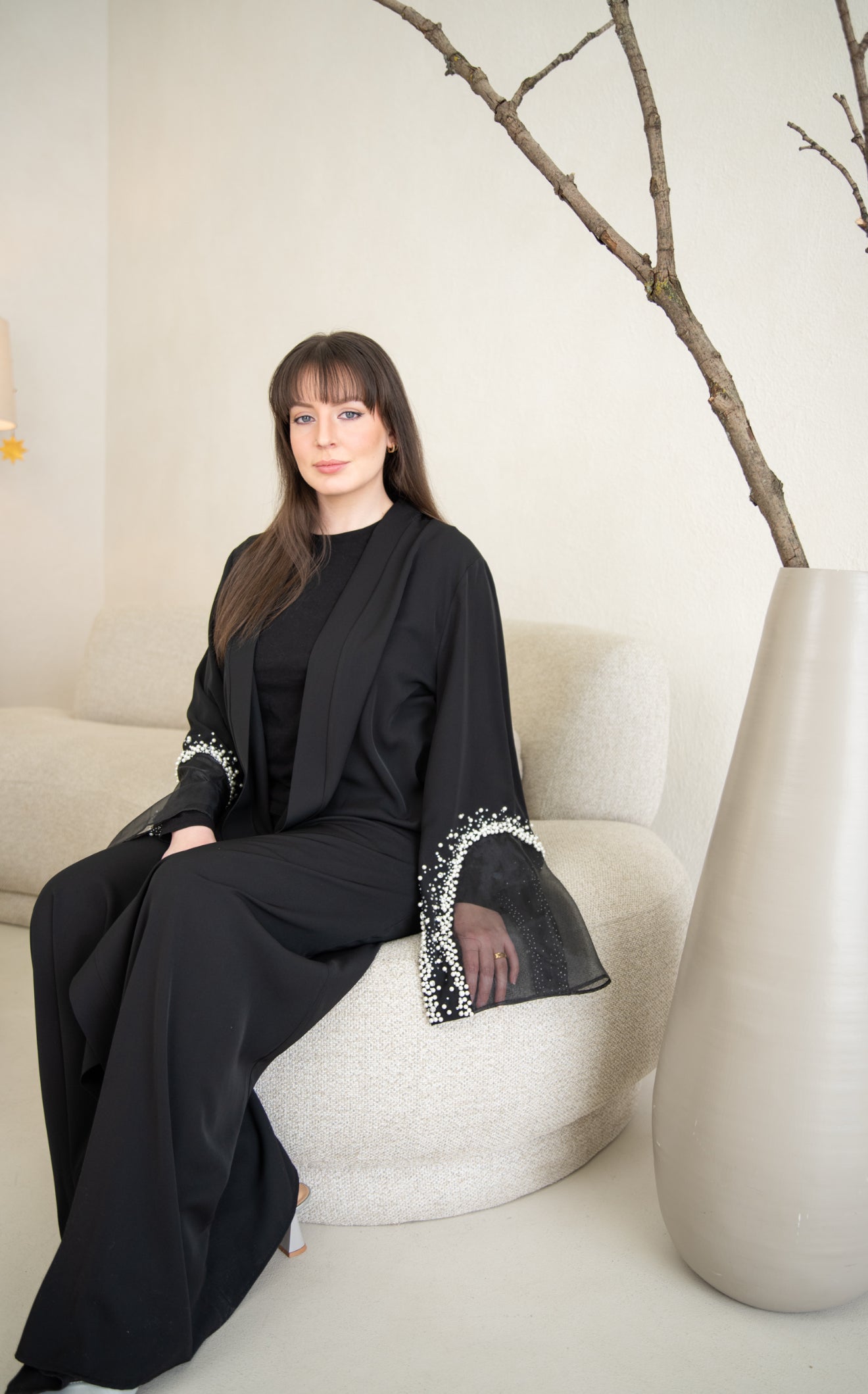 عباية اللؤلؤ الملكية | Royal Pearl Abaya