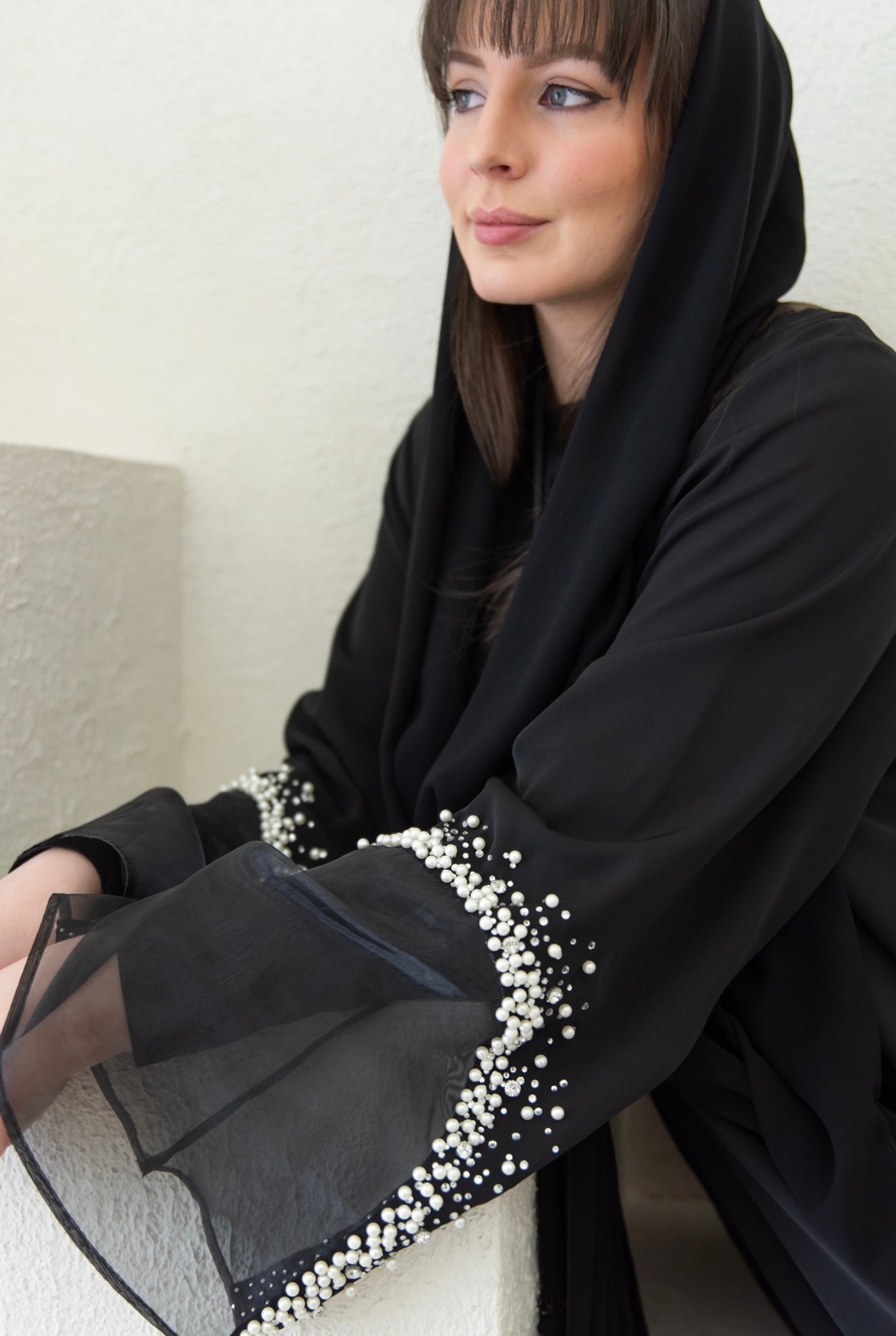 عباية اللؤلؤ الملكية | Royal Pearl Abaya