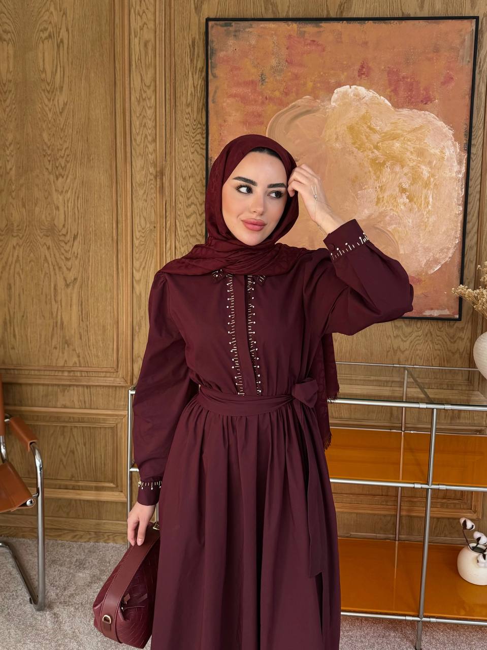 Stitch & Shine Dress(2 Colours) – فستان تطريز ولمعة