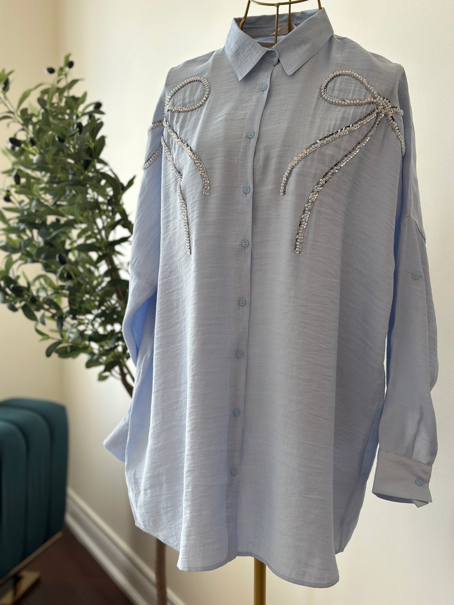 Luxe Bows Shirts | قميص أناقة الفيونكات (Lenin) (5 Colours)