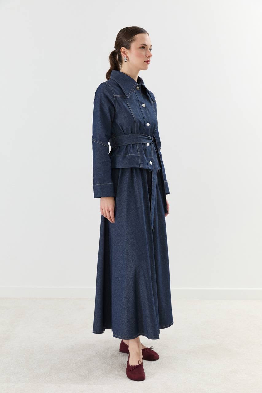 (LastPc)طقم موج الجينز - Denim Wave Set