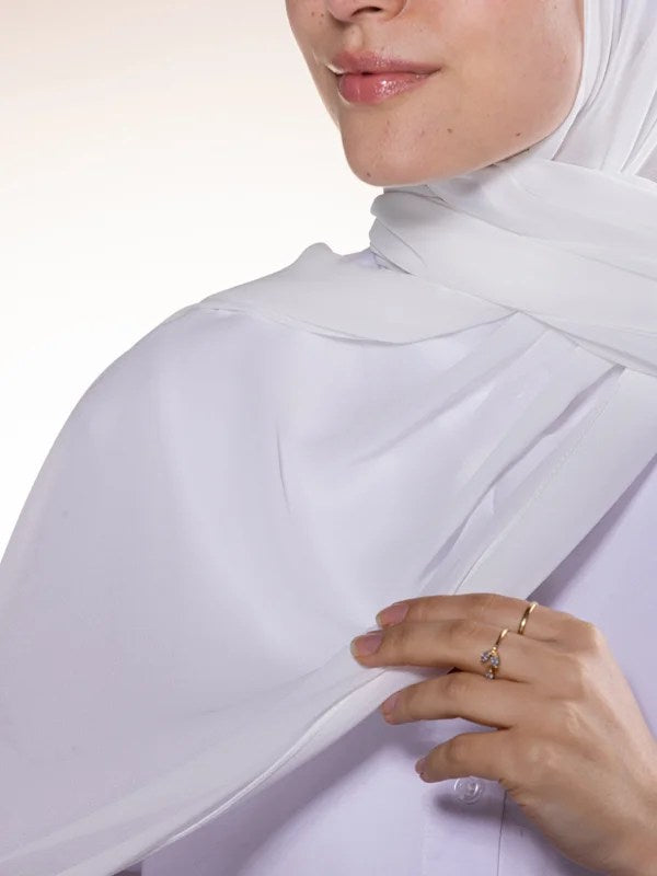 حجاب شيفون لولي -Pearl chiffon hijab