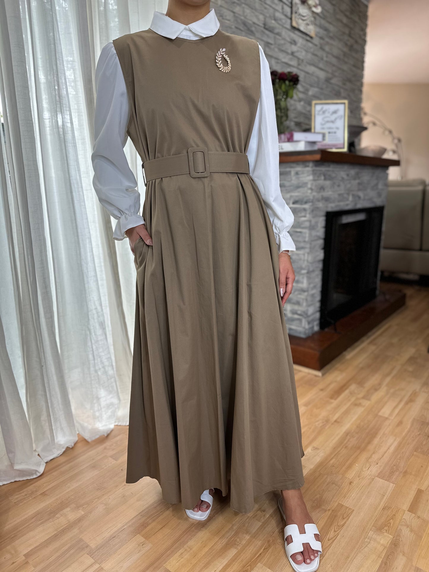 Maxi Modest Dress Set