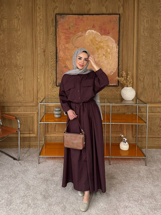 Utility Chic Dress Set ✨ Dress,Lining + belt