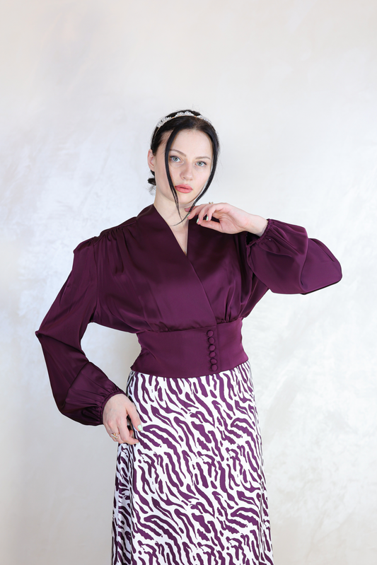 Short Satin Shirt (5 COLOURS)