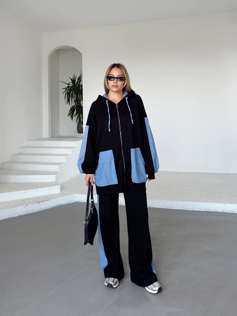 Oshio Set with Denim Twist