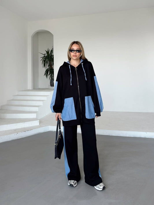 Oshio Set with Denim Twist