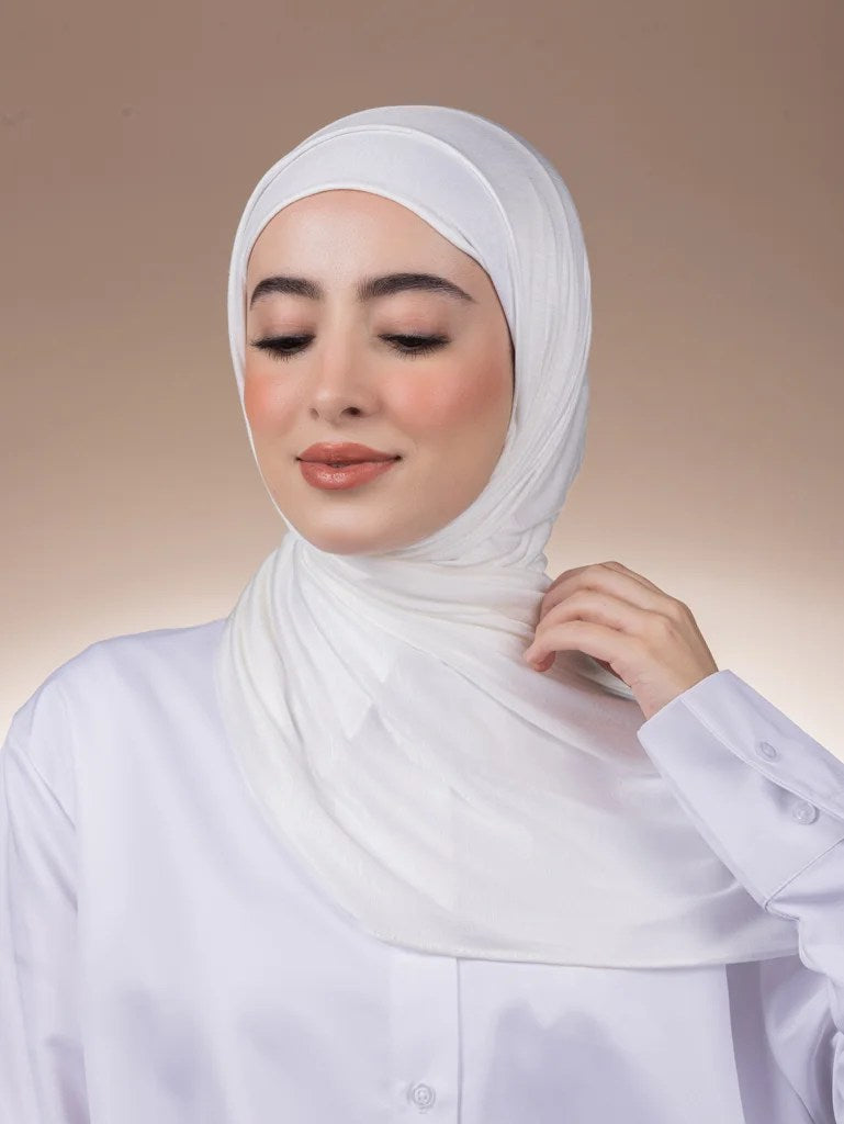 Ready hijab- حجاب طباقية بدون دبوس