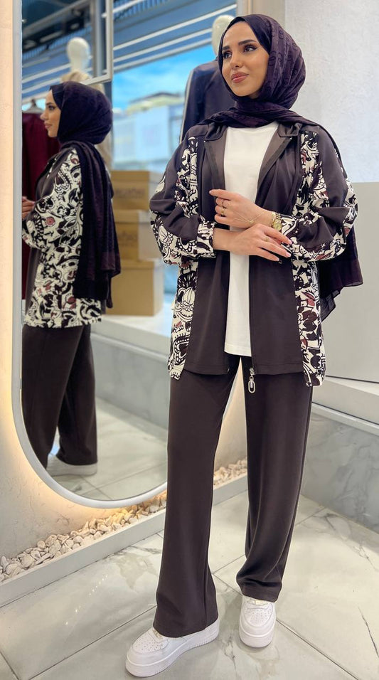 COLOURED OISHO-COTTON COMFY SET