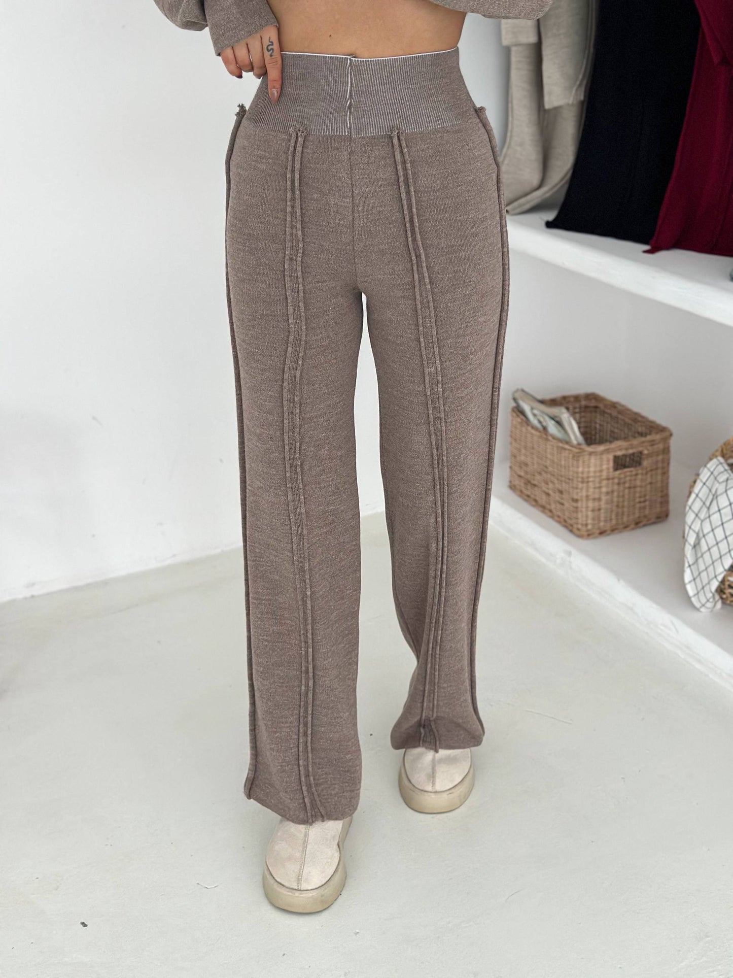 Soft & Warm Knitted Two-Piece Set In 4 Colours