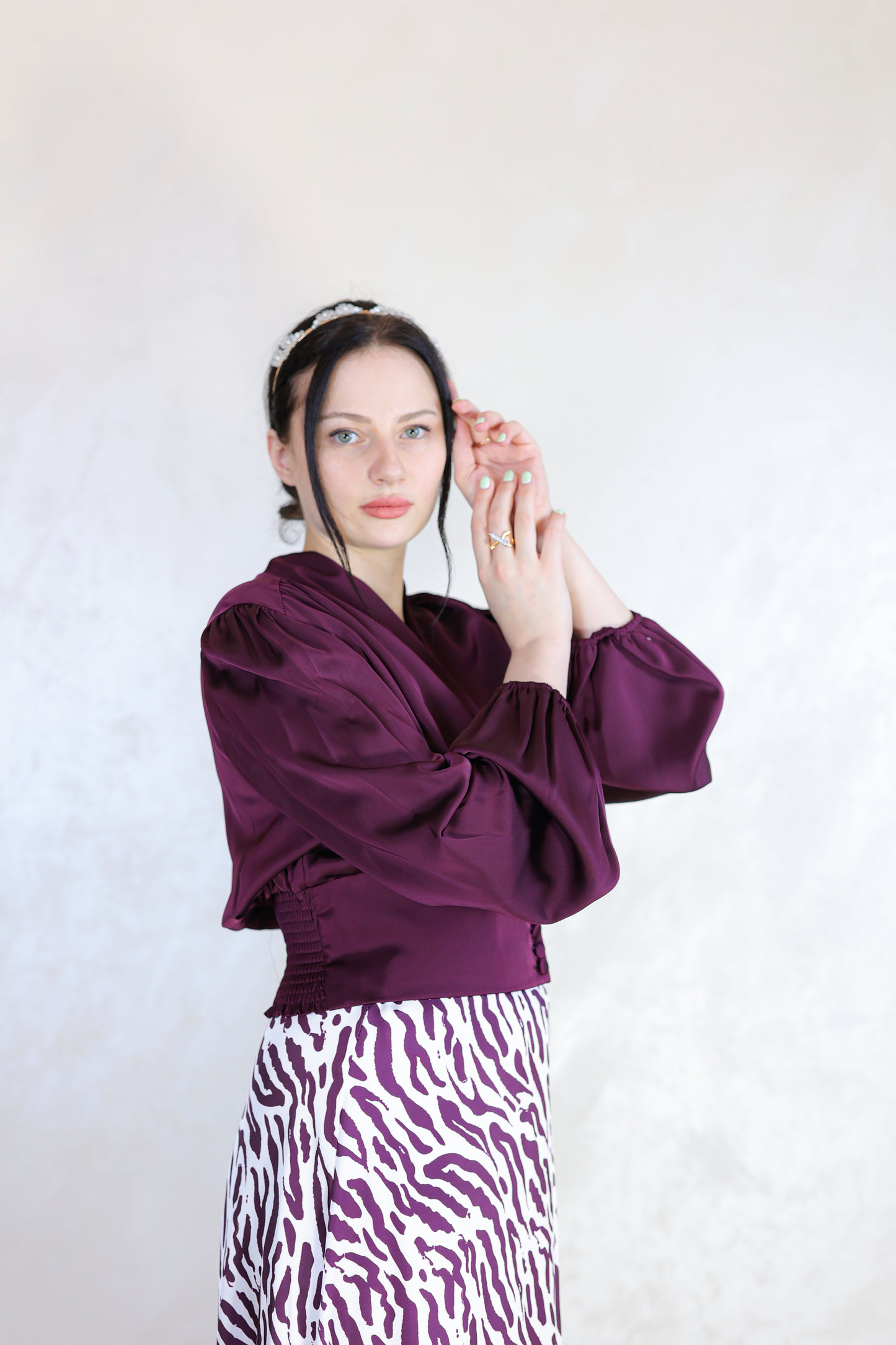 Short Satin Shirt (5 COLOURS)
