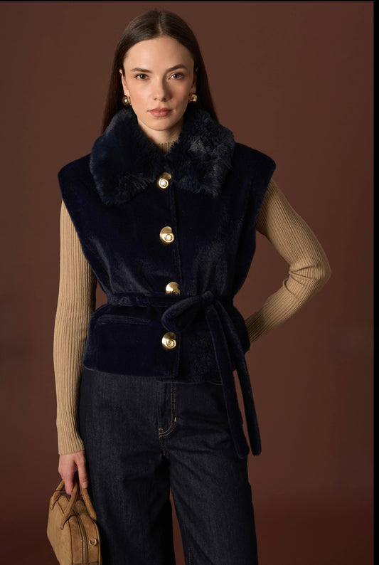 Sleeveless Fur Jacket (NEW Colours Added)💙