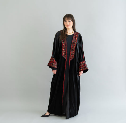 عباءة الوشي الفلسطيني | The Palestinian Embroidery Abaya