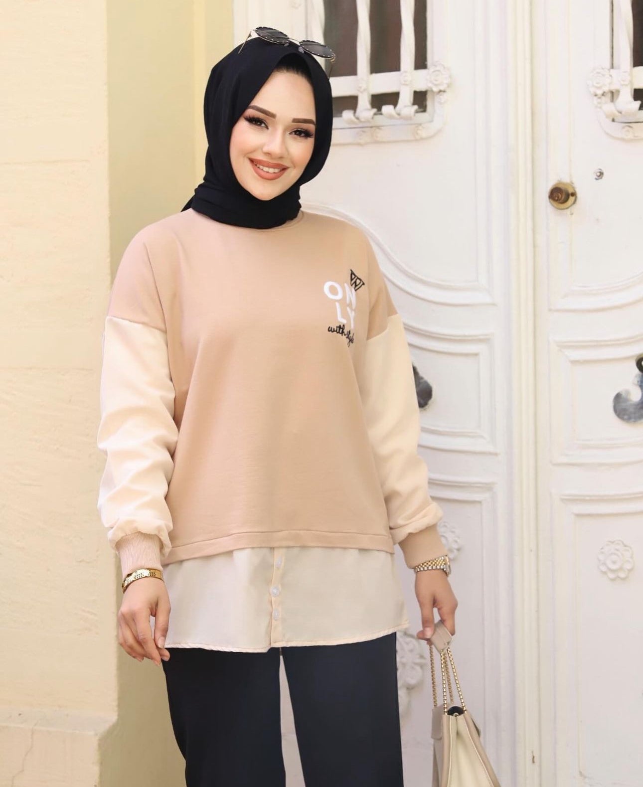 Cotton Modest Sweater