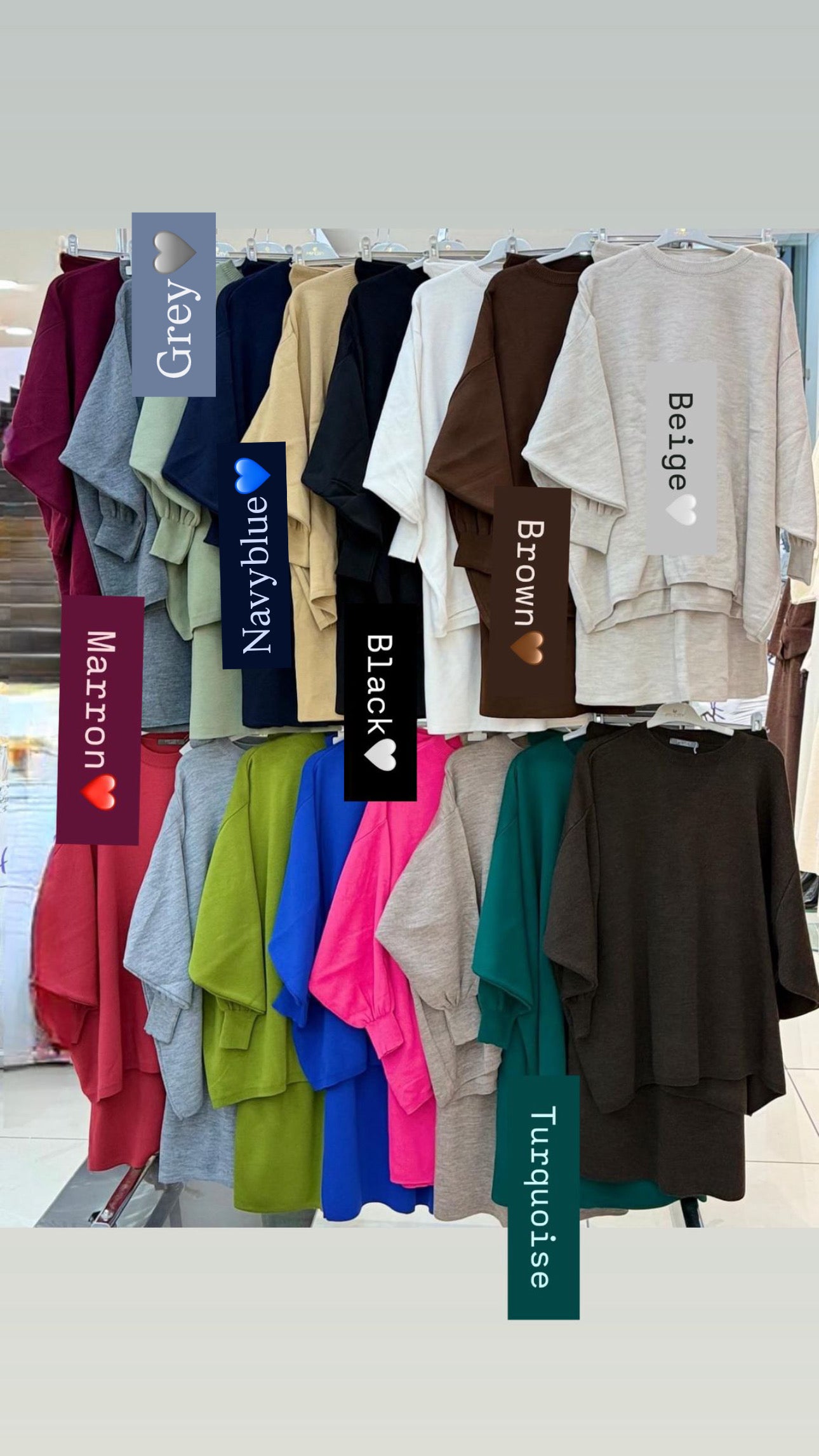 Daily Knit Skirt Set