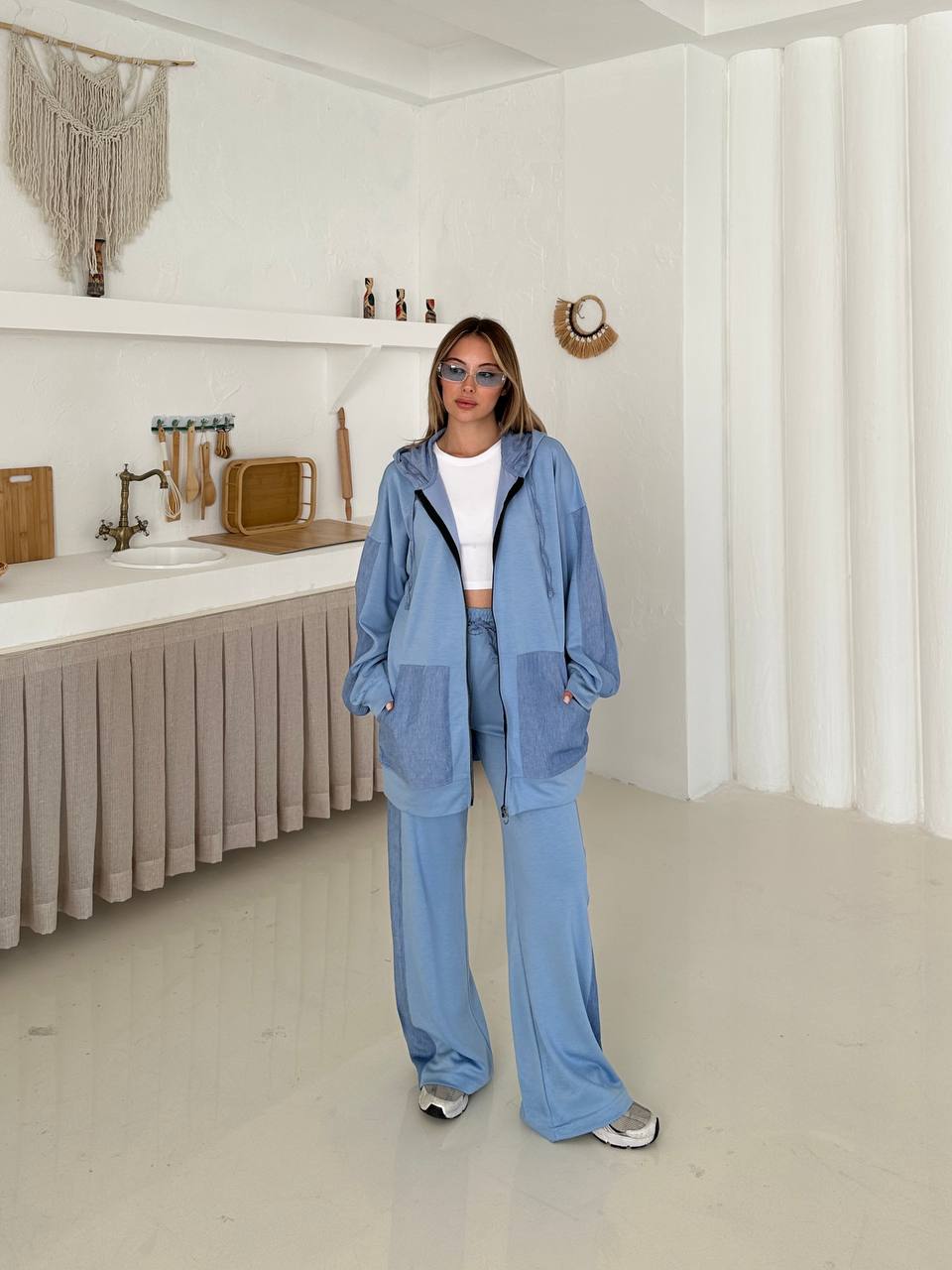 Oshio Set with Denim Twist