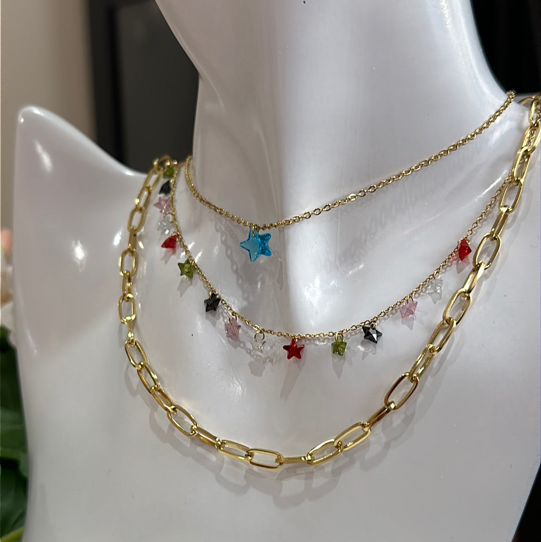 Ramadan Collection Triple Necklace