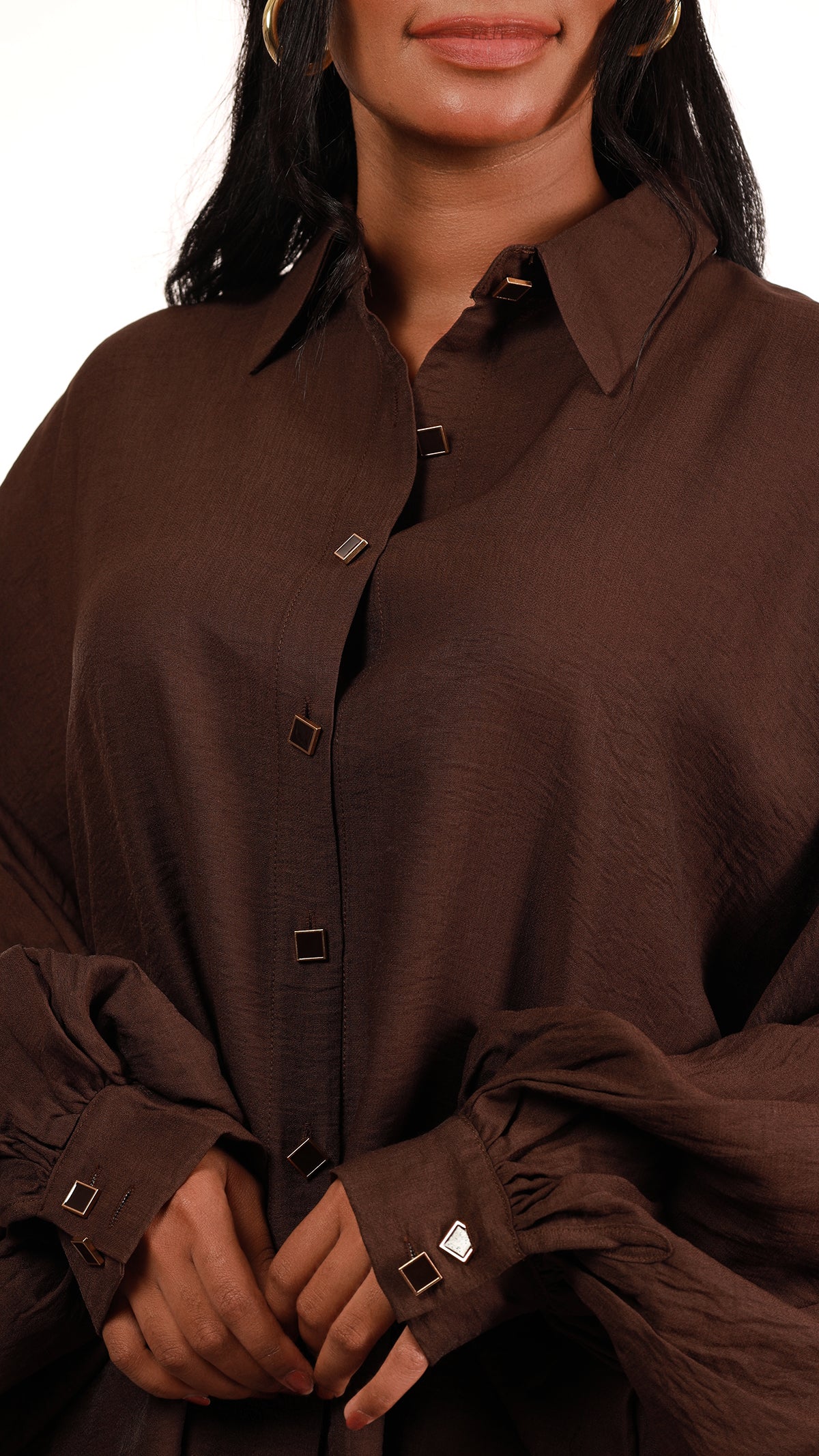 Chic Linen Statement Shirt (2 COLOURS)