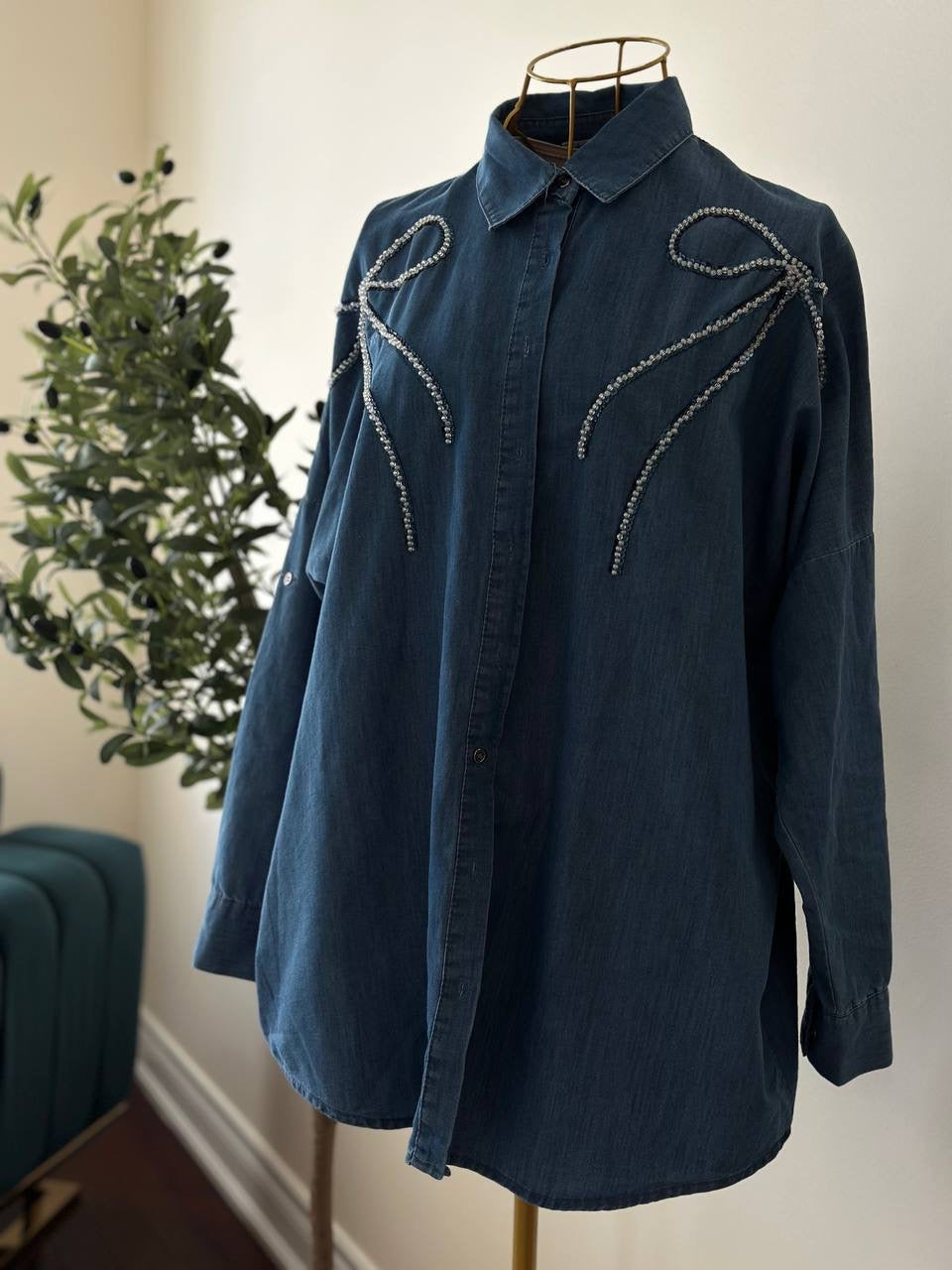 Luxe Bows Shirts | قميص أناقة الفيونكات (Jeans|Summer)