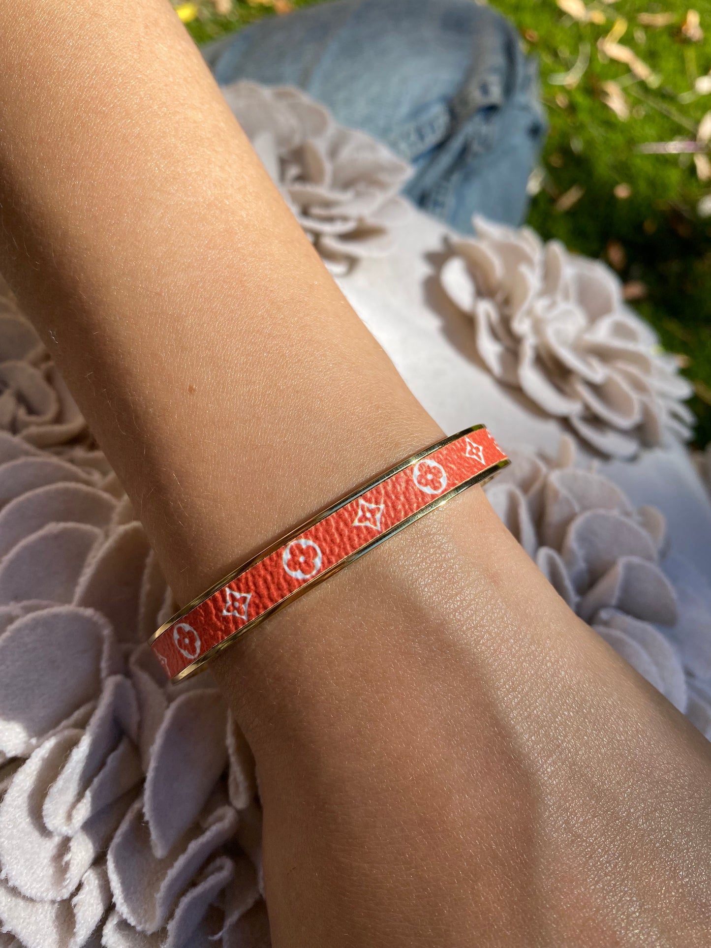 LV orange bracelet