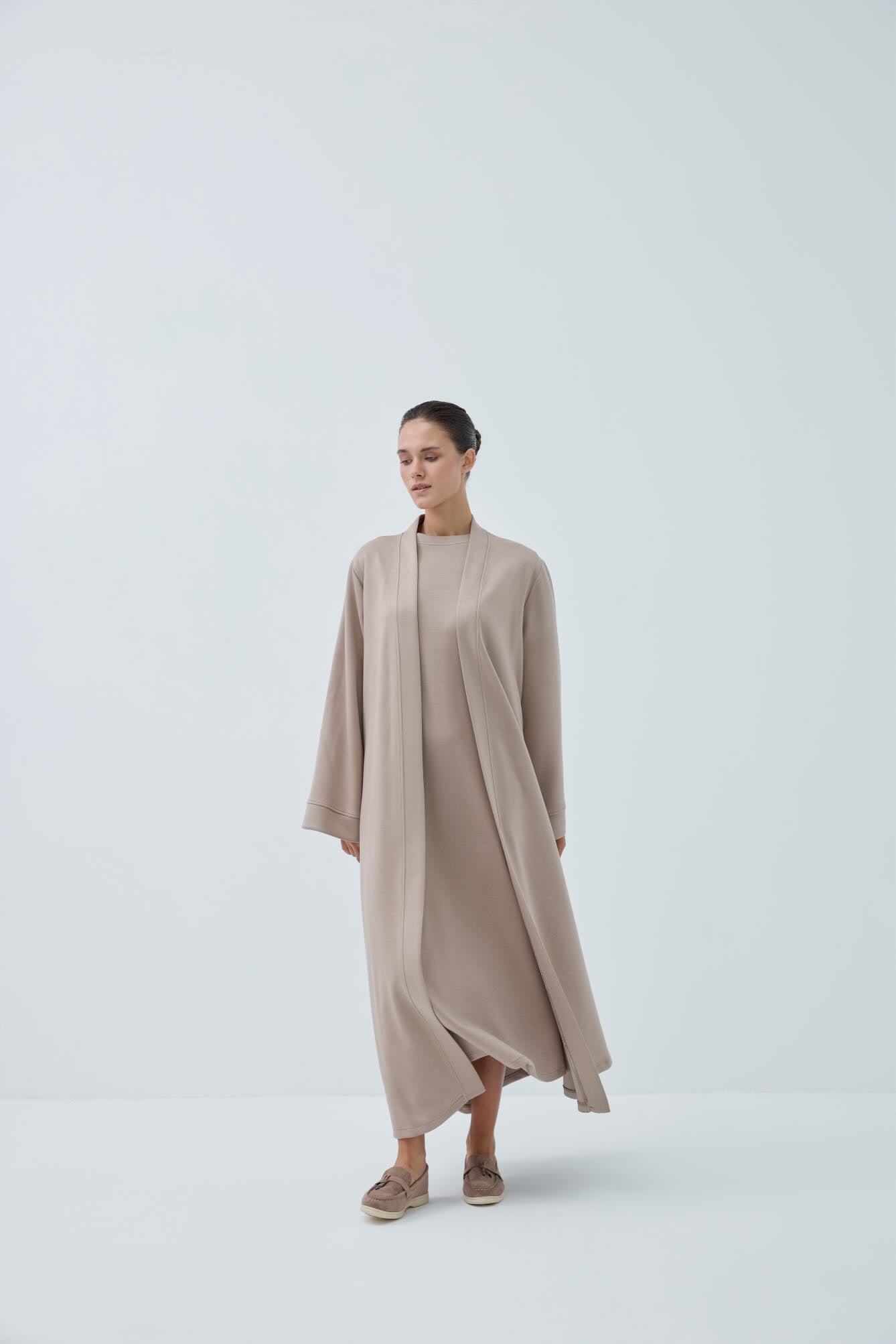 Luxury Two-Piece Abaya Outfit (4 COLOURS)