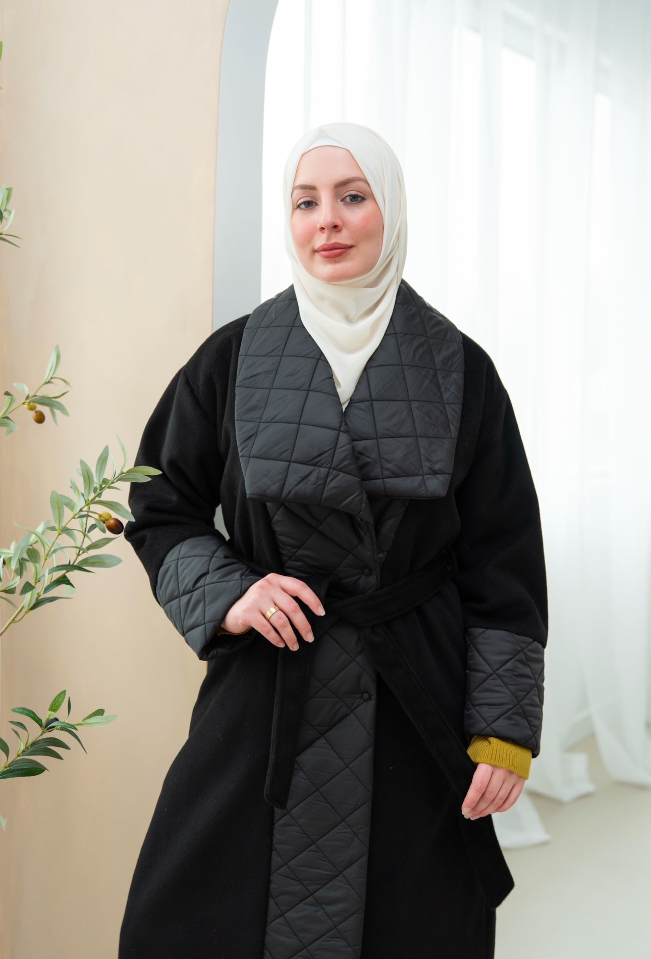 Timeless Sophistication Quilted Coat
معطف مبطن بفخامة