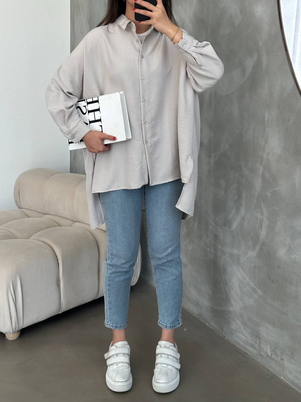 Oversized Modest Shirt