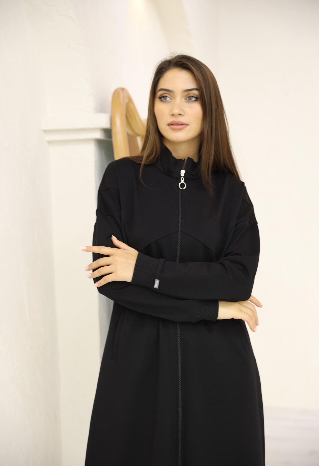 طقم شرعي أنيق وطويل - Modest Elegant Long Set