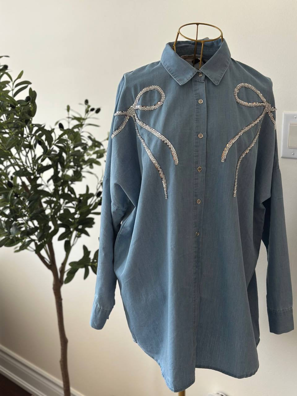 Luxe Bows Shirts | قميص أناقة الفيونكات (Jeans|Summer)